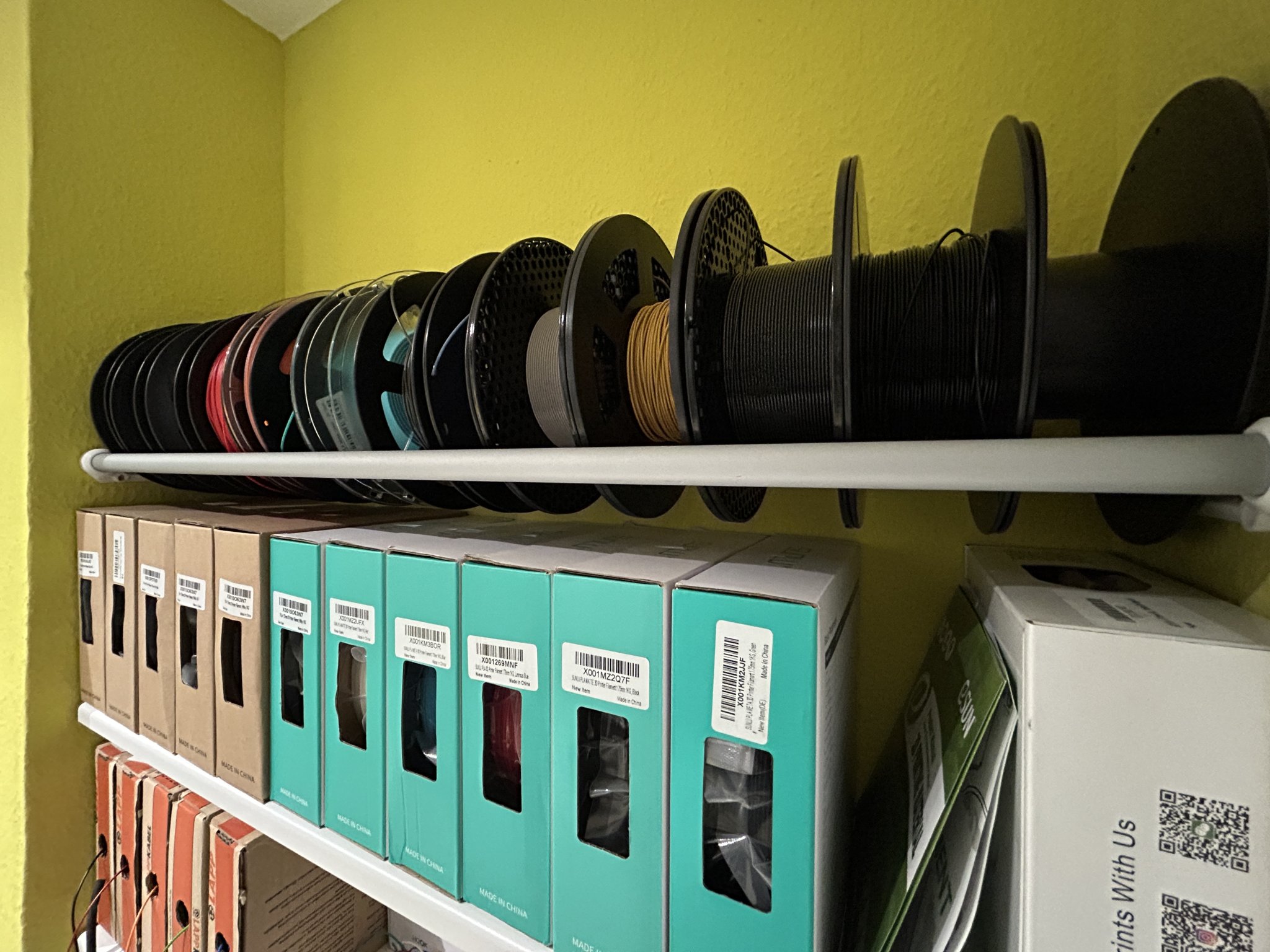 Giá đỡ cuộn filament lắp ngang cho máy in 3D