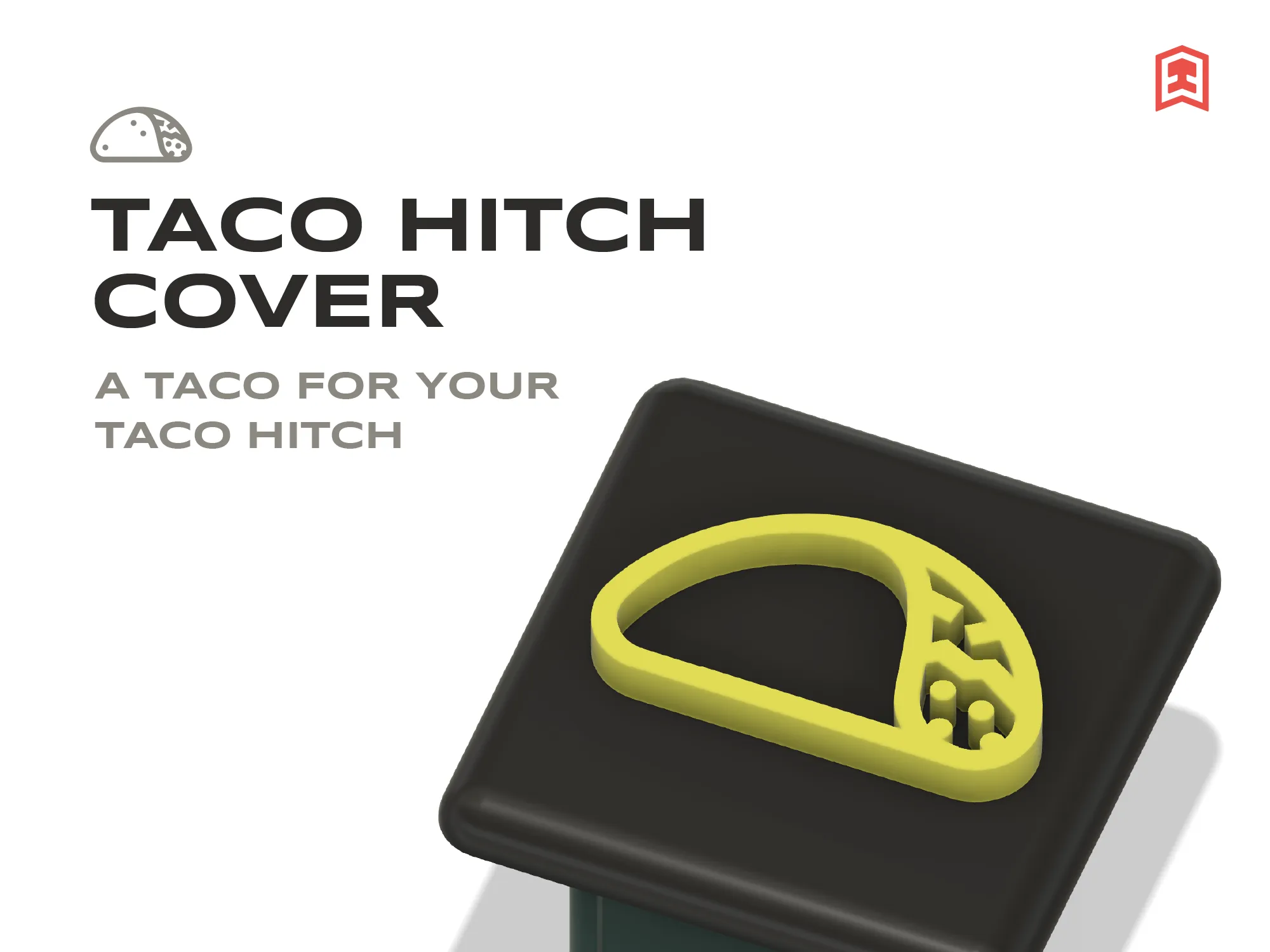 Nắp che móc kéo Taco cho Toyota Tacoma