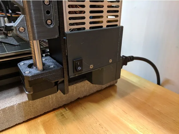 Nắp PSU cho Prusa i3 MK3 với cổng nguồn phía sau