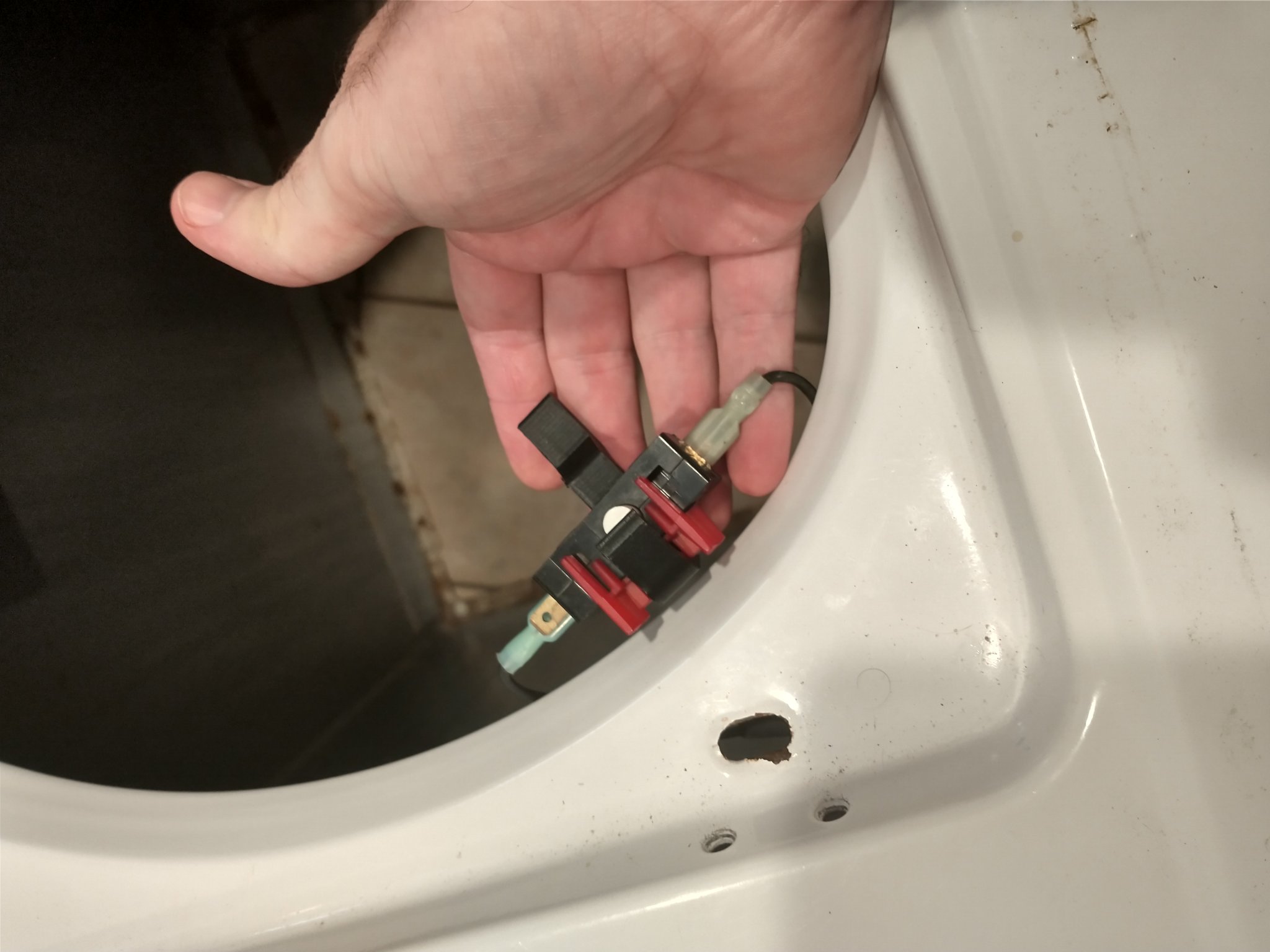 Cần gạt công tắc nắp máy giặt Kenmore cổ điển