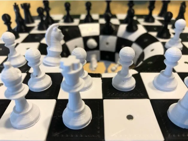 Bàn cờ Wormhole phi Euclide của DaveMakesStuff