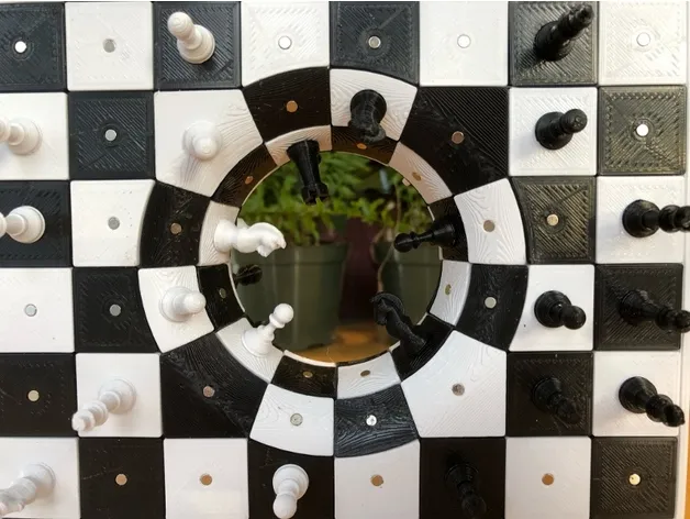 Bàn cờ Wormhole phi Euclide của DaveMakesStuff