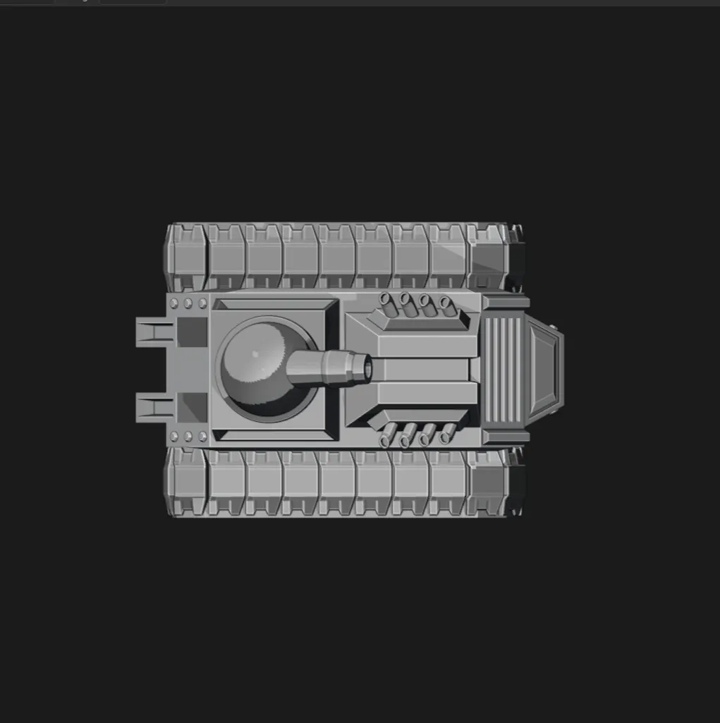 Xe tăng ngắn và mập mạp Diesely - Mô hình TONKS