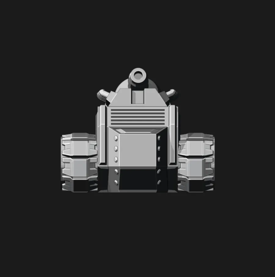 Xe tăng ngắn và mập mạp Diesely - Mô hình TONKS