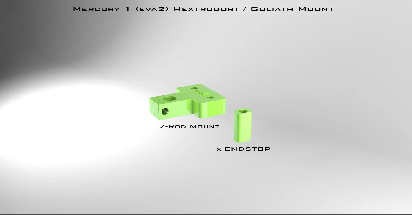 Giá đỡ hextrudort và goliath cho máy in merc.1