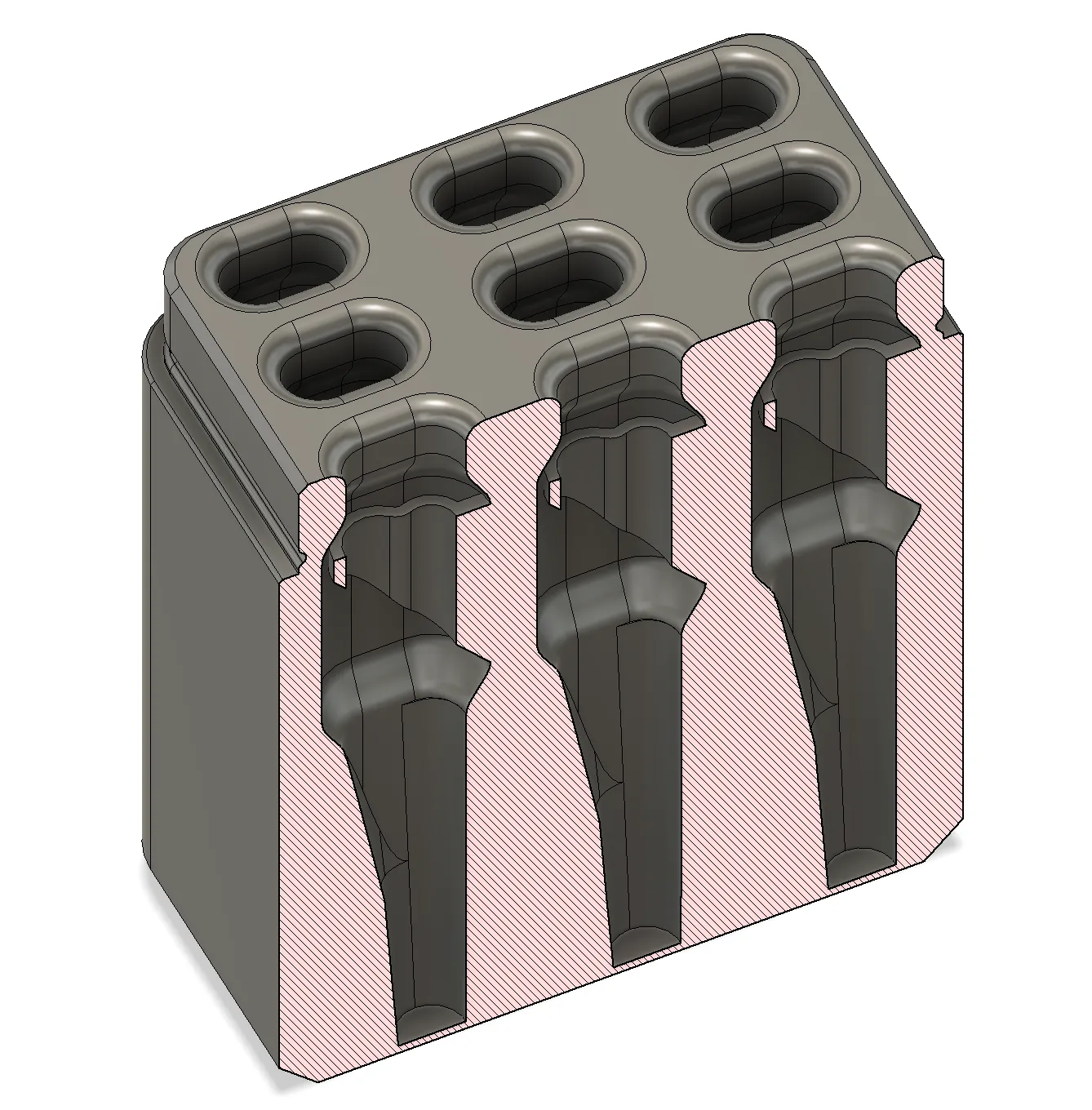 Hộp lưu trữ cho mũi hàn T12 với cơ chế khóa