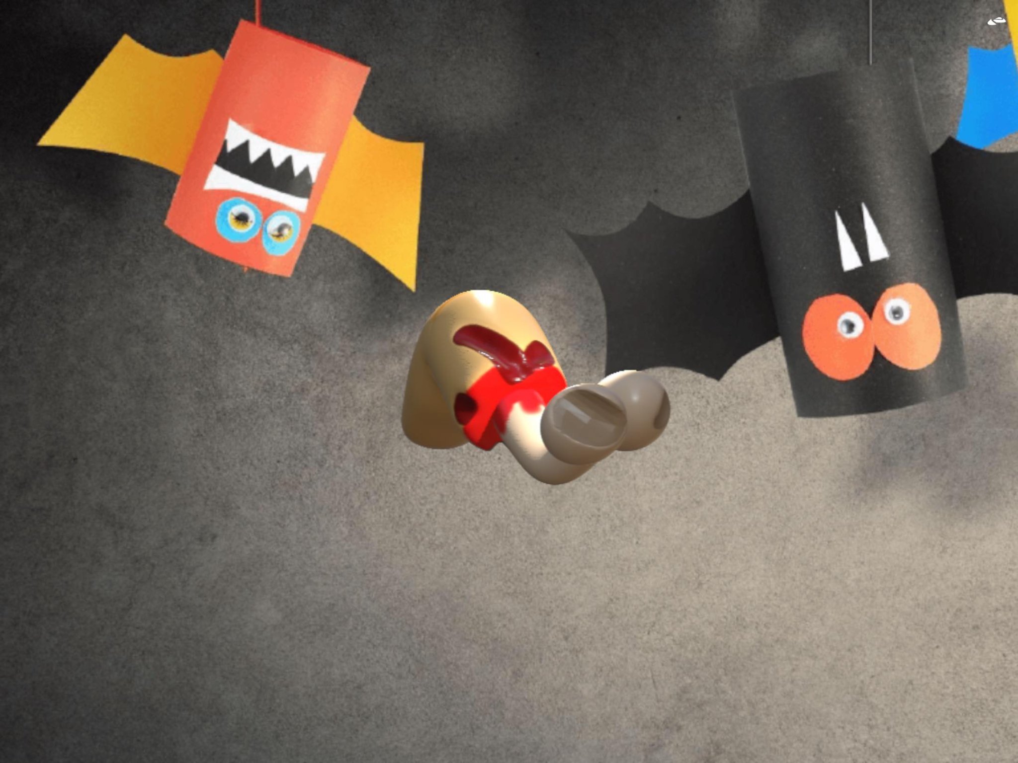 Ngón tay và xương Halloween cho in 3D