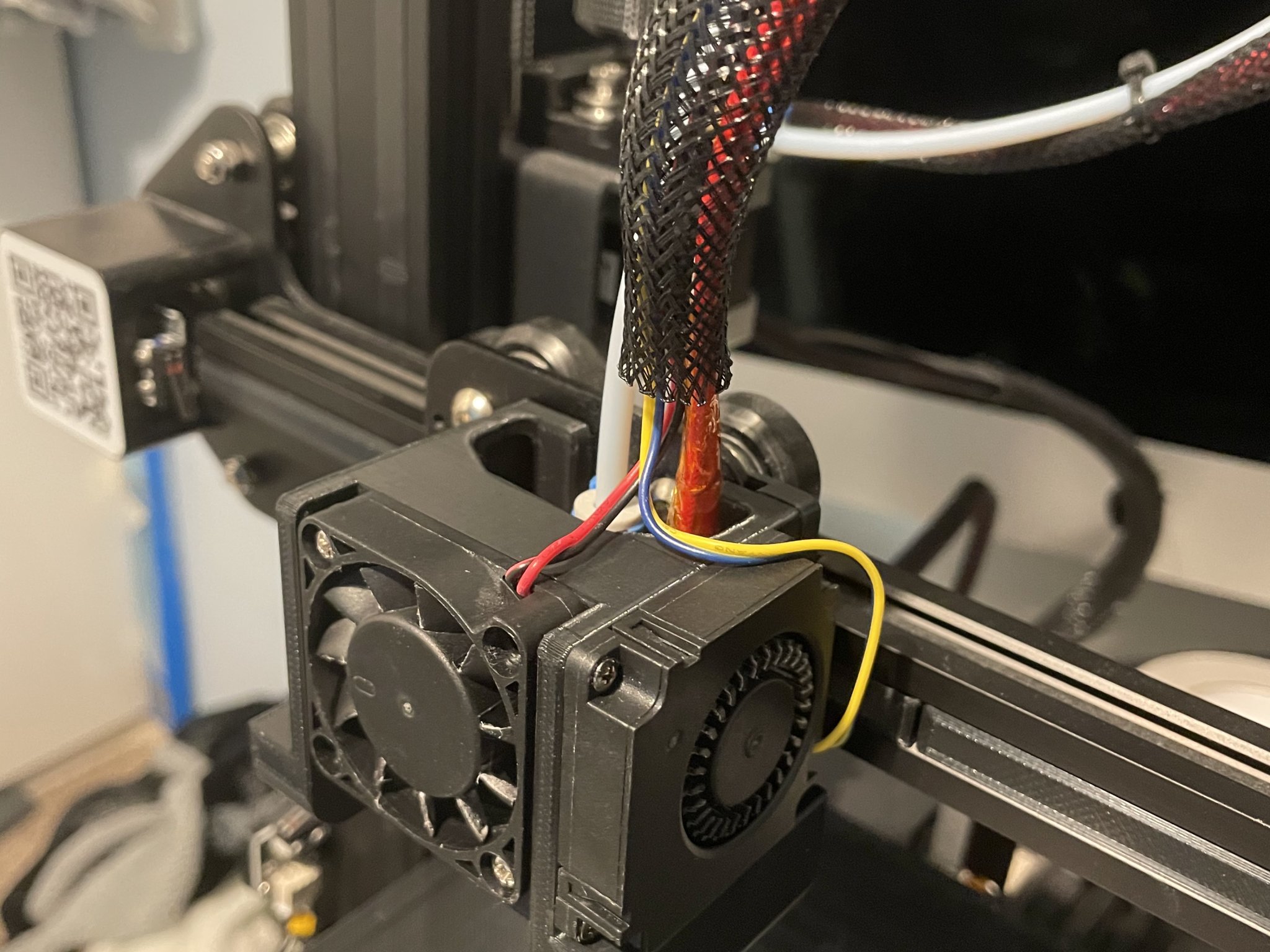 Dual 4010 Mini Satsana cho Ender 3 V2 (Chiều cao có thể điều chỉnh)