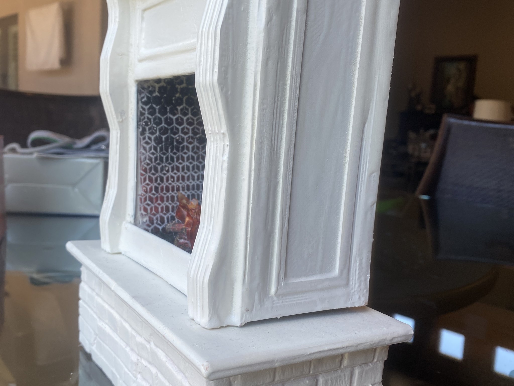 Lò sưởi tỷ lệ 1/6 cho ngôi nhà Barbie