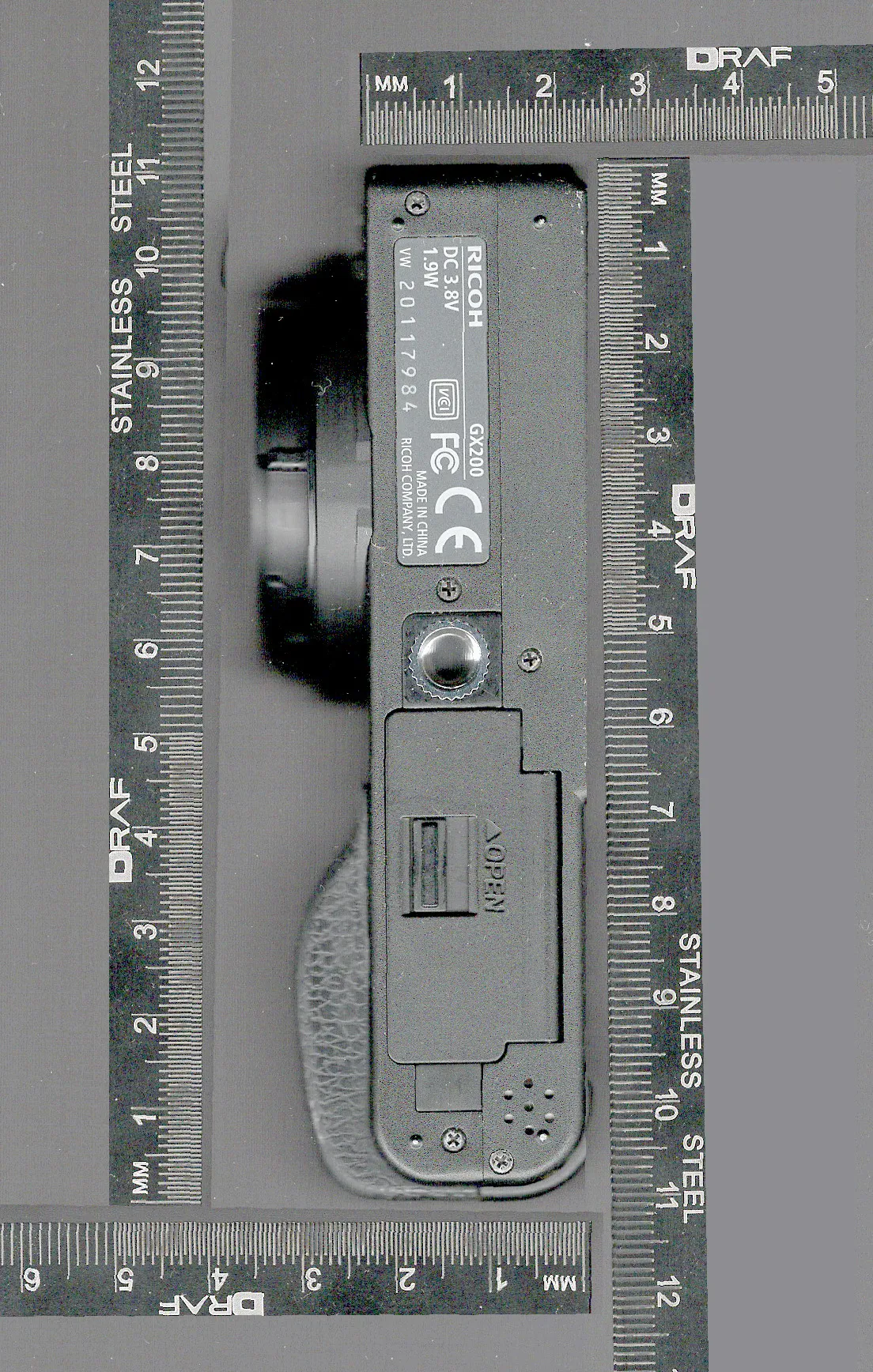 Bảng chân máy Arca cho Ricoh GX100 & GX200