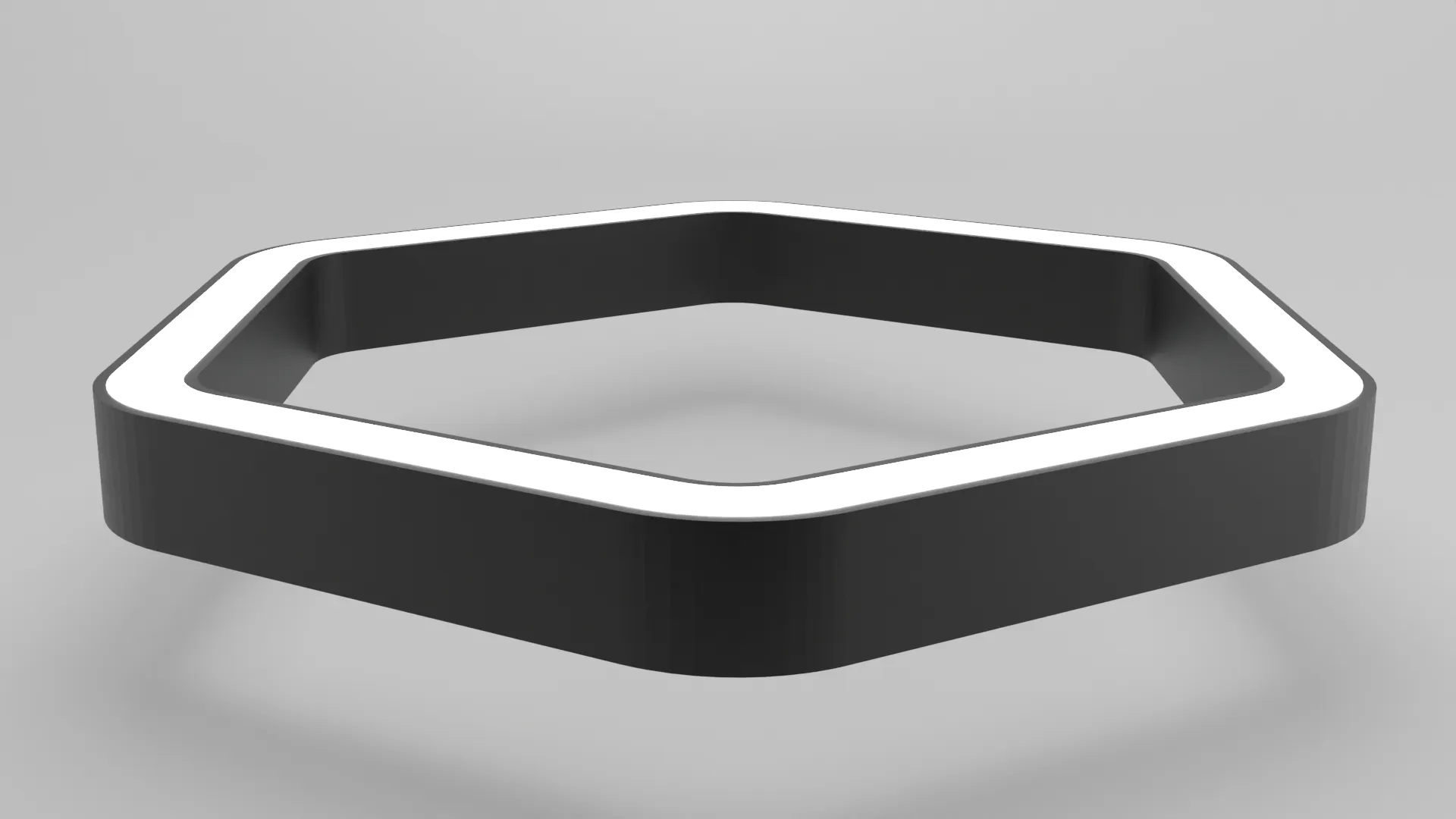 Đèn LED hình lục giác với chao khuếch tán