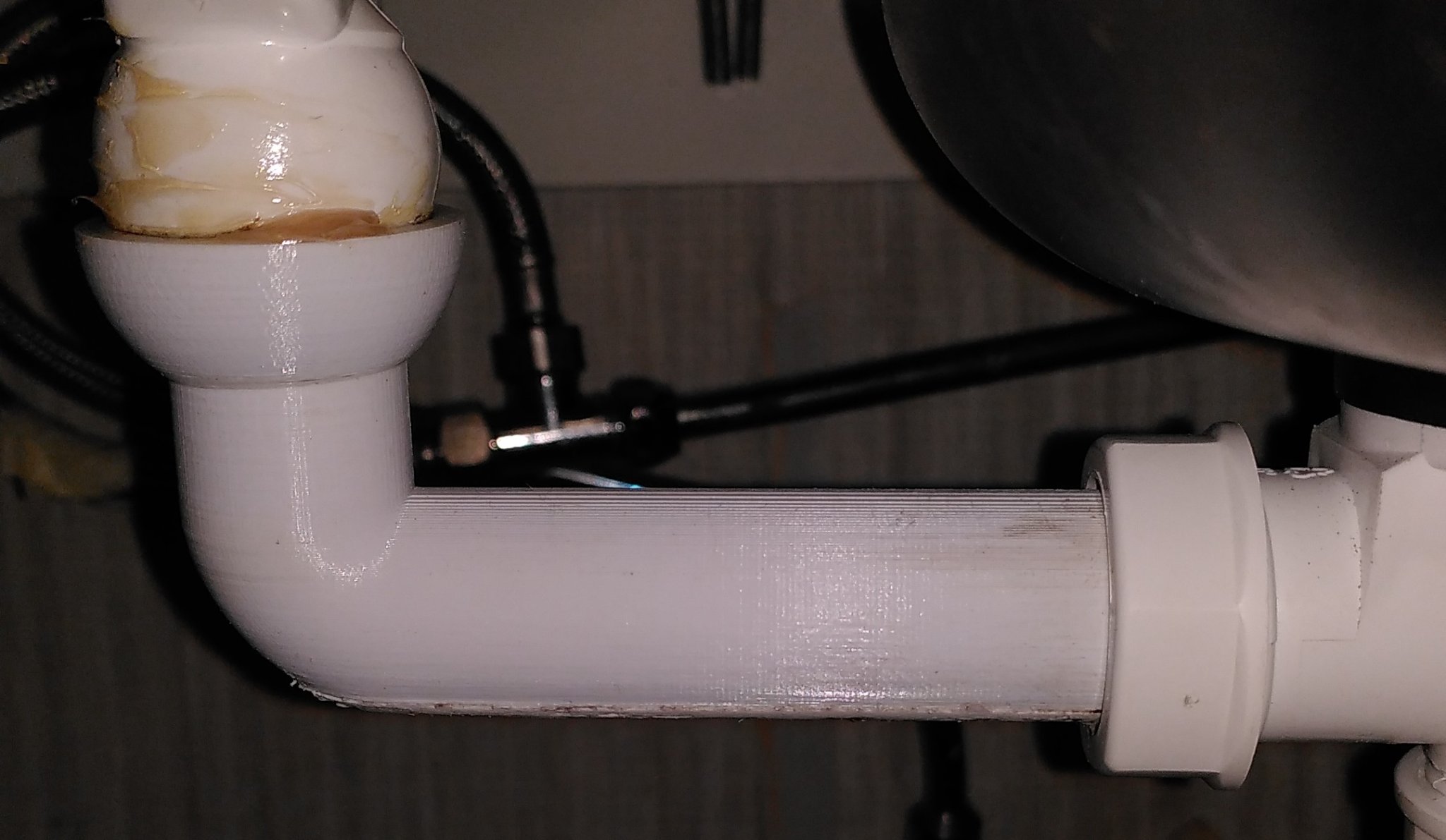 Mảnh L kéo dài cho ống thoát nước khay nhỏ giọt