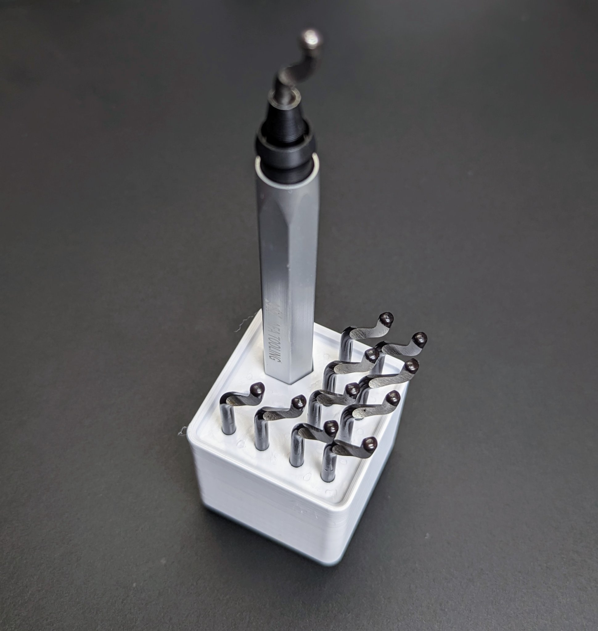 Giá đỡ 6U Gridfinity cho công cụ làm mịn AFA