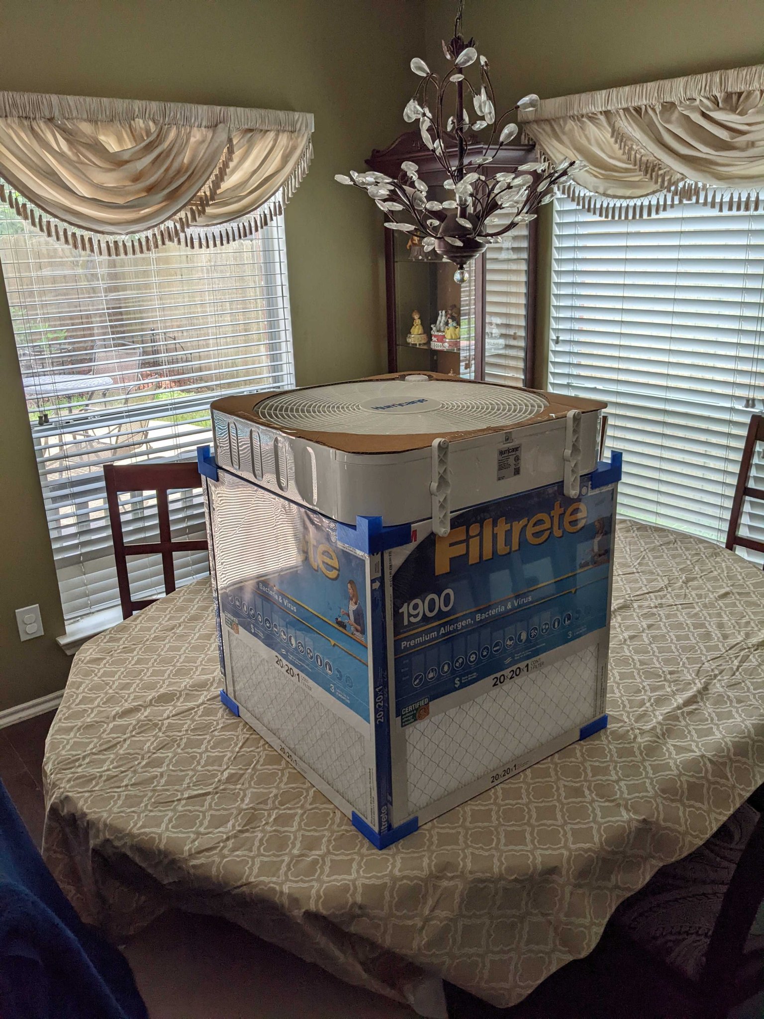 Kết nối cho bộ lọc không khí Corsi-Rosenthal tự làm