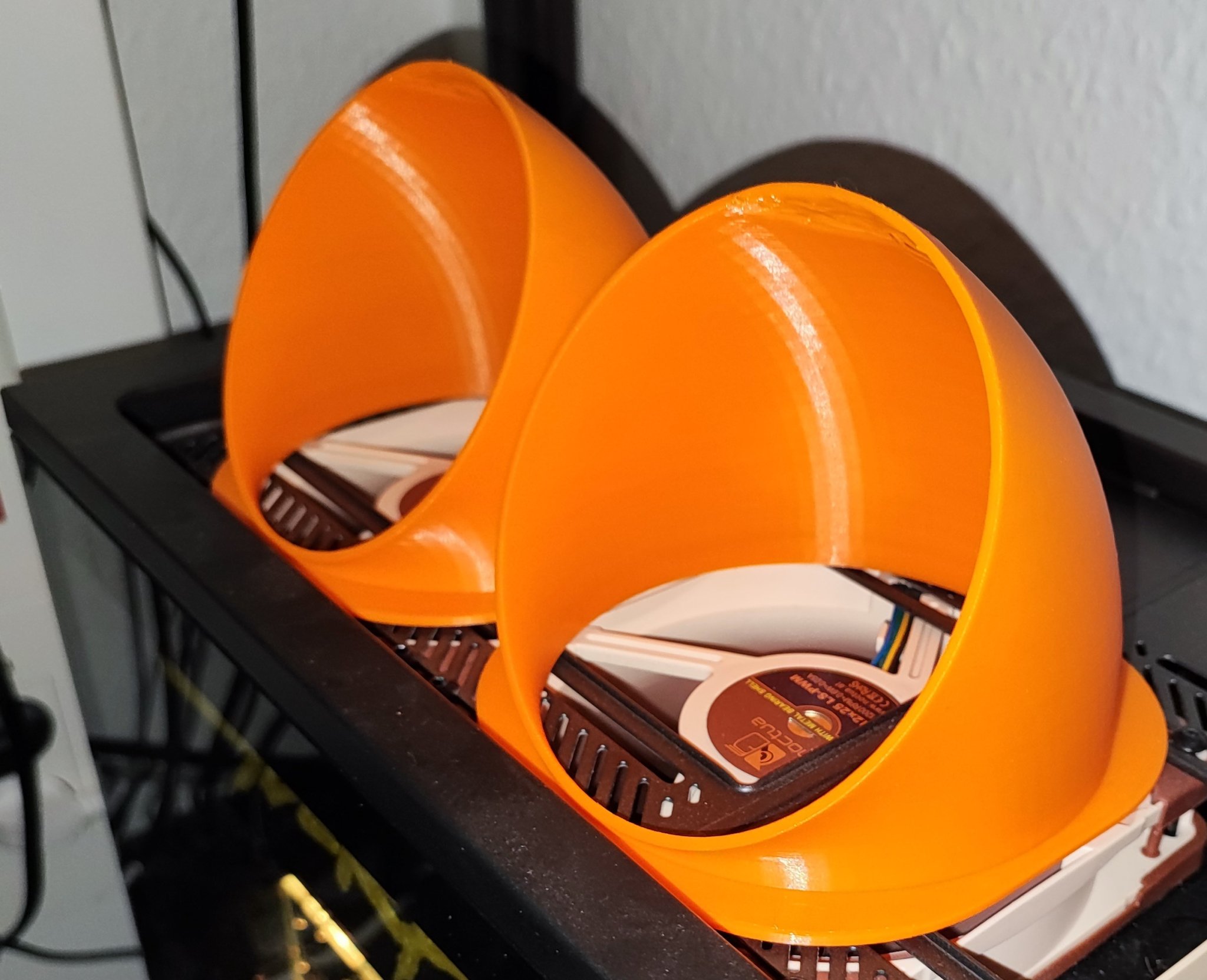 Ống che quạt 120mm với góc 60°