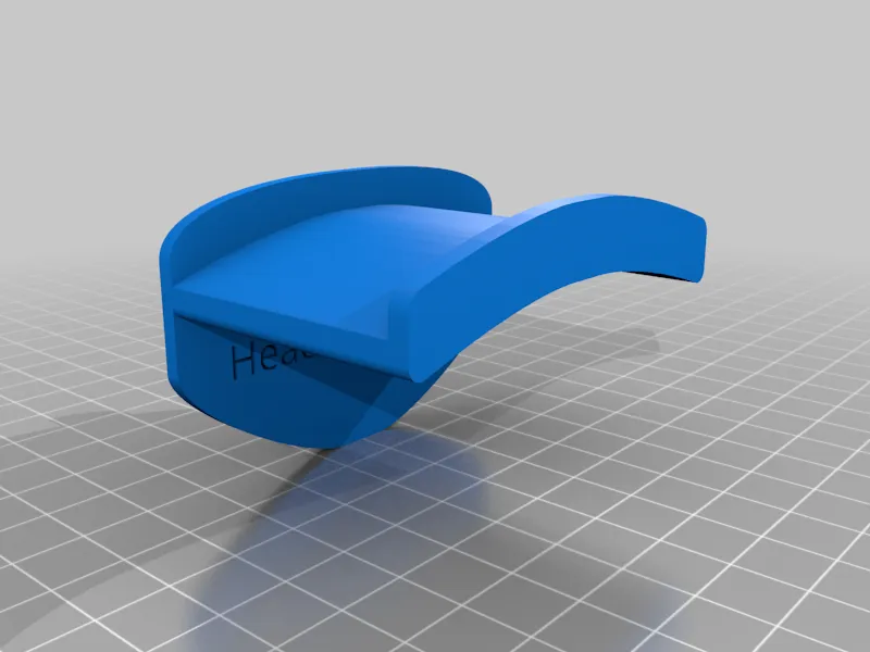 Giá đỡ tai nghe treo tường thiết kế trên OnShape