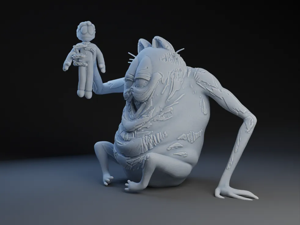 Meme Garfield Rùng Rợn với Thiết Kế Độc Đáo