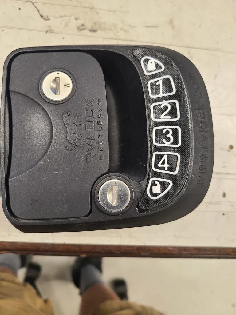 Bảng điều khiển phím RVLock RH in TPU