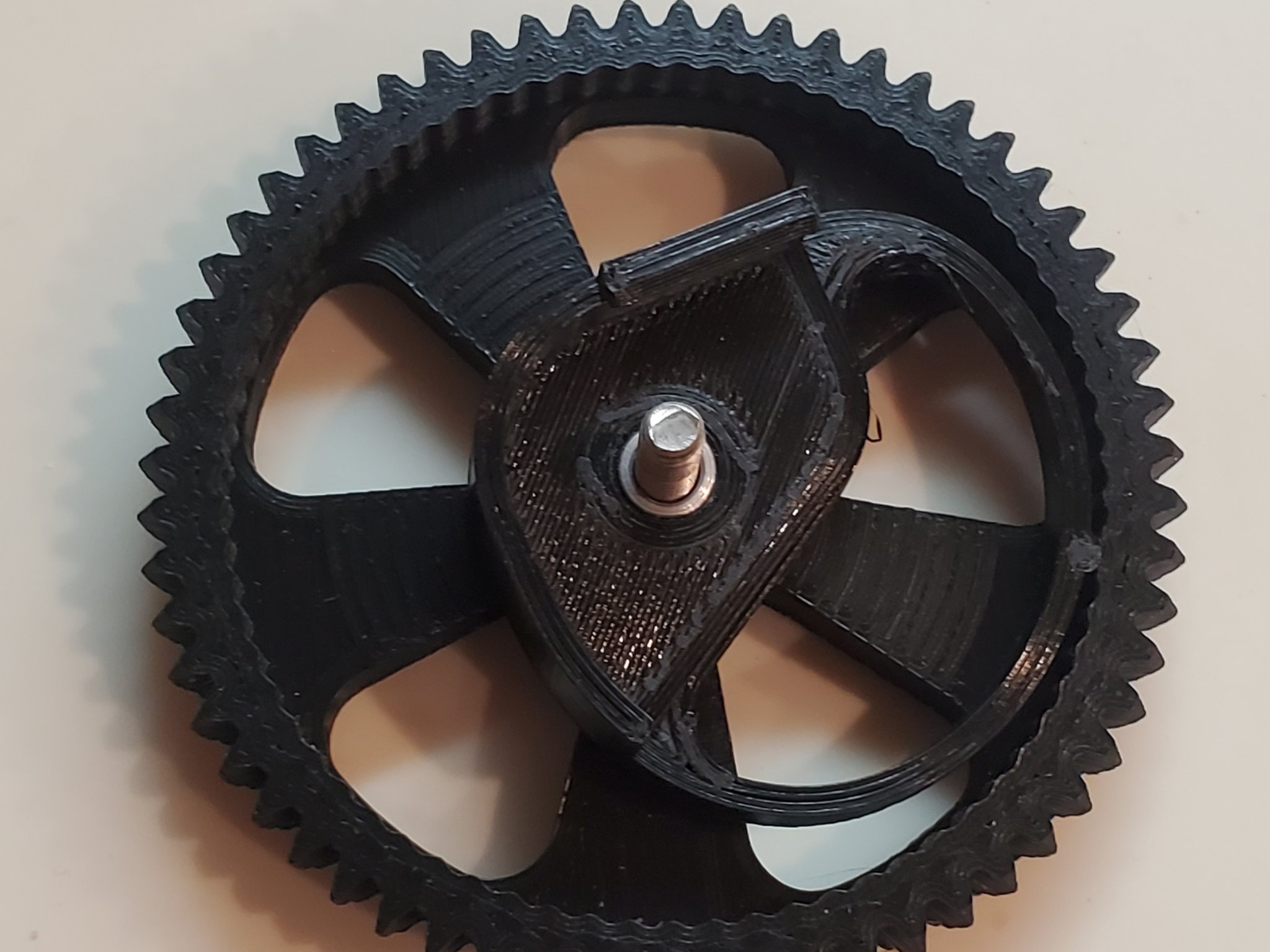 Núm điều chỉnh mức giường in Ender 3 với chèn kim loại