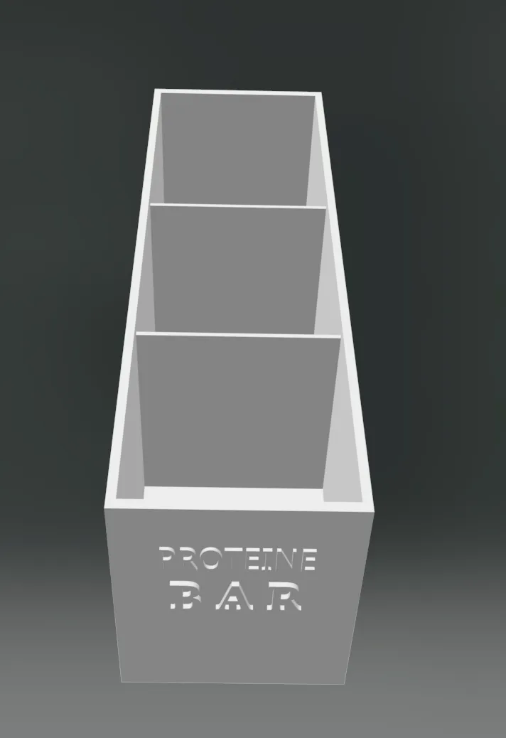 Hộp tổ chức đồ ăn nhẹ Protein Bar cho Action