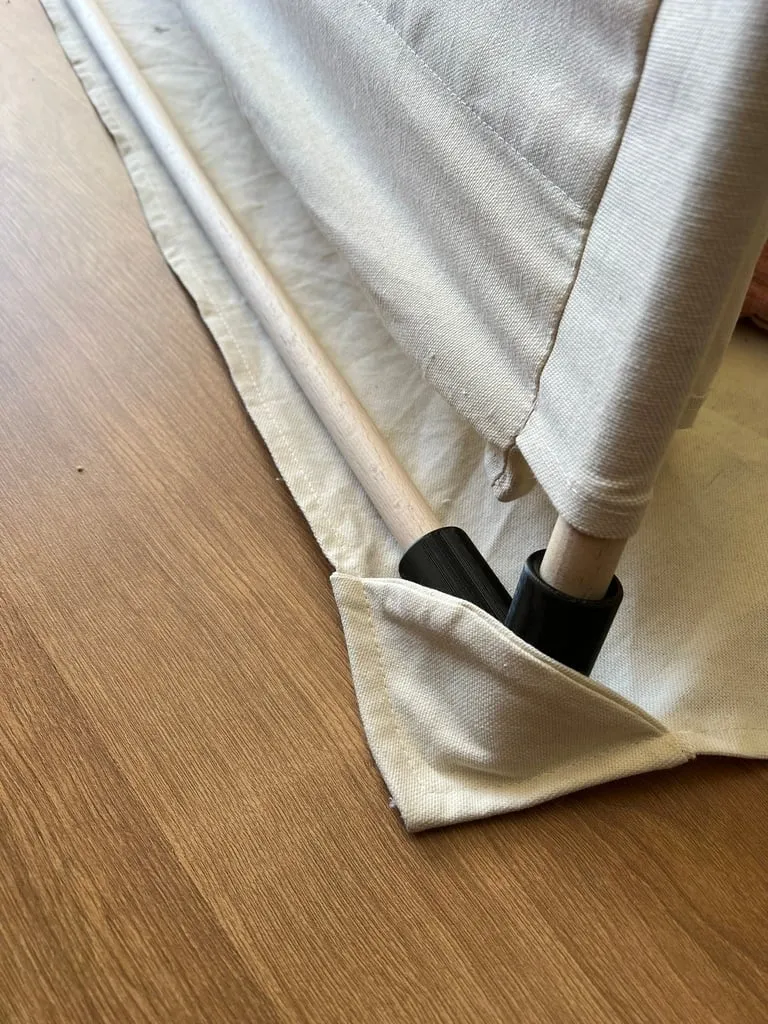 Kết nối cơ sở cho tipi bằng gỗ