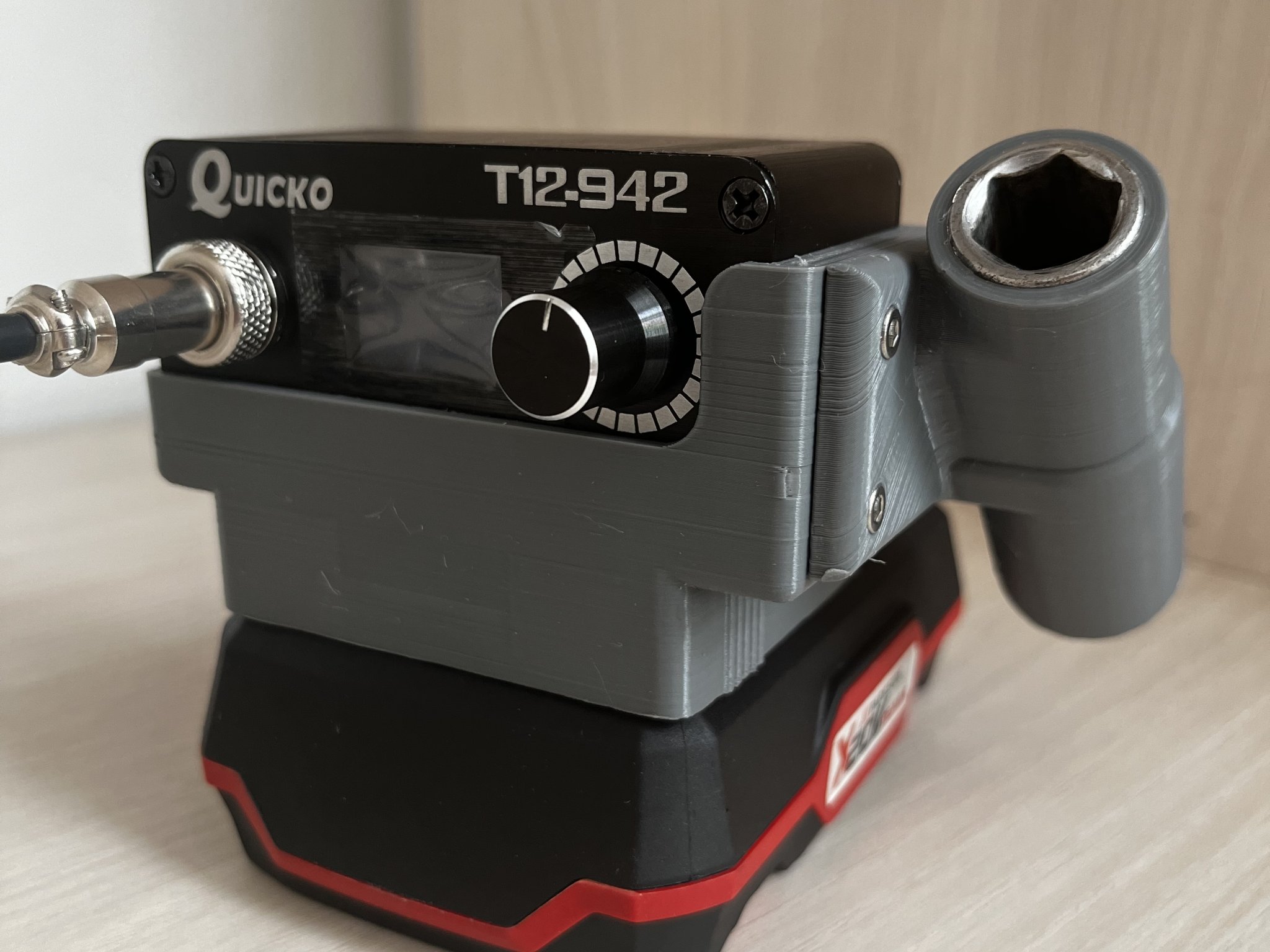 Bộ chuyển đổi QUICKO cho pin Parkside 20V thành trạm hàn