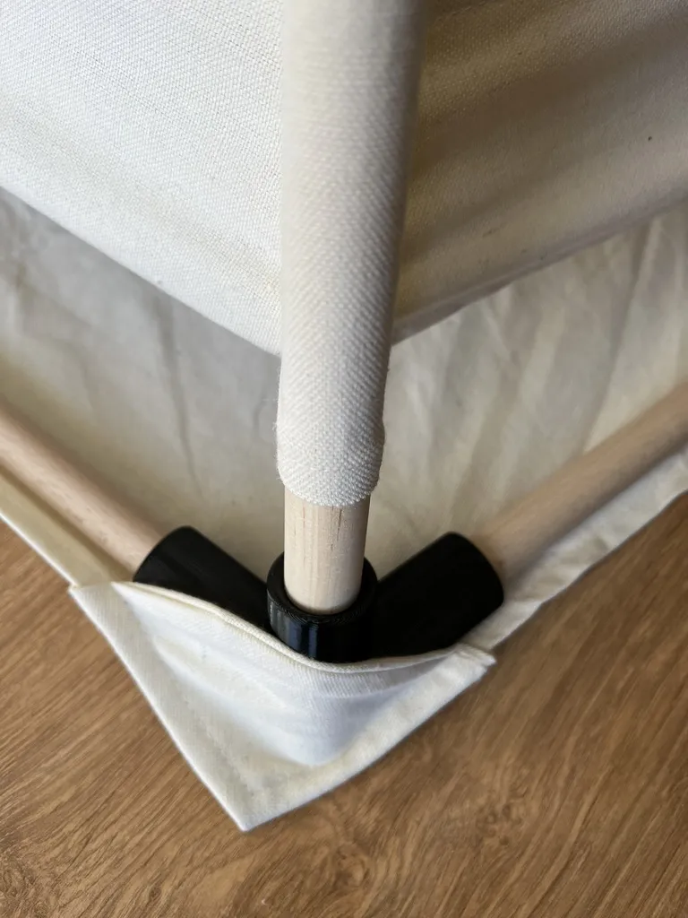 Kết nối cơ sở cho tipi bằng gỗ