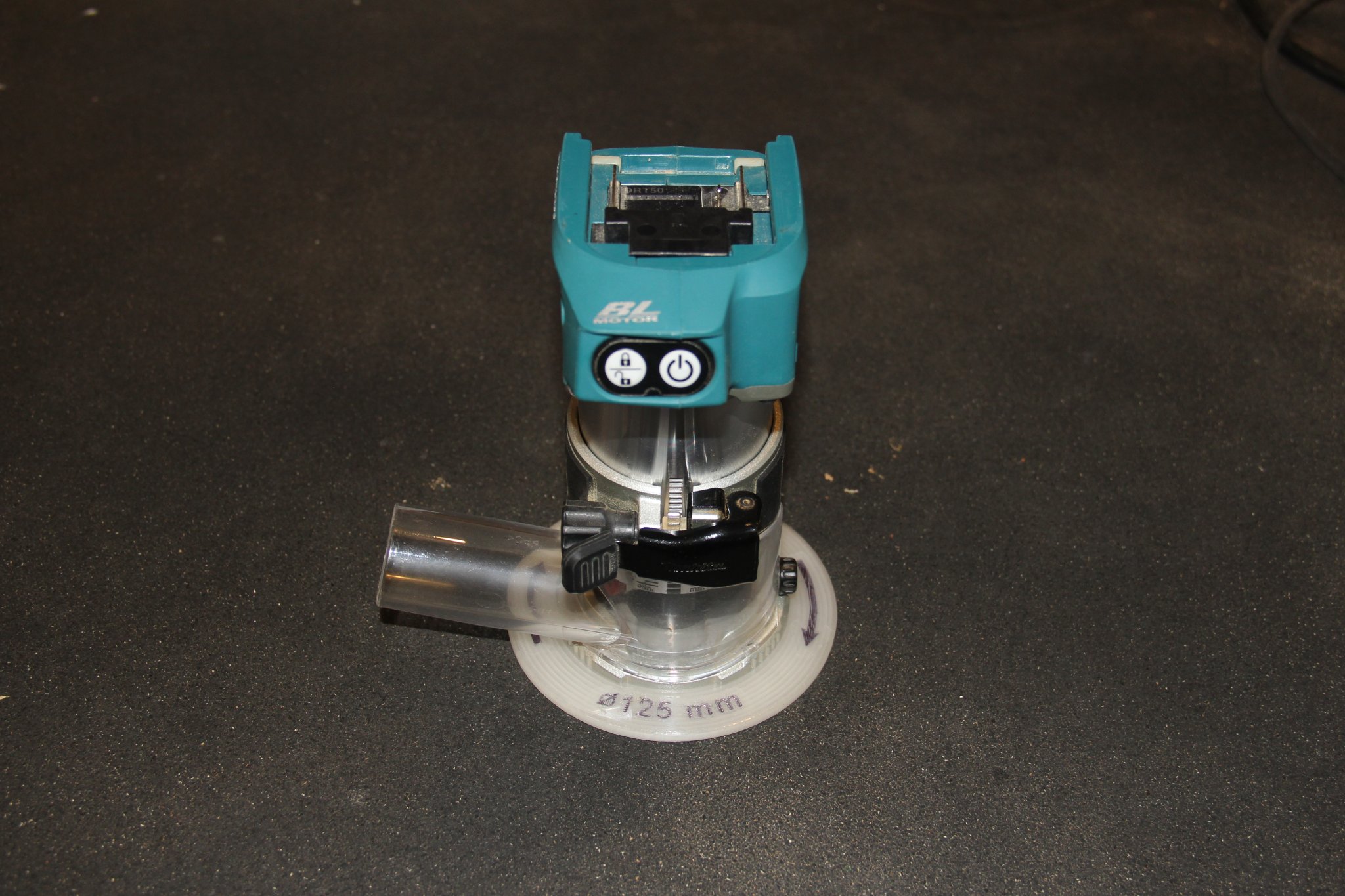 Bảng đế mở rộng 125mm cho máy router Makita