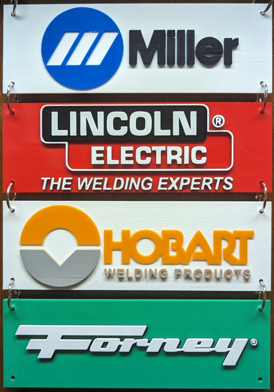 Biểu tượng công cụ Miller Electric, Lincoln Electric, Hobart, Forney