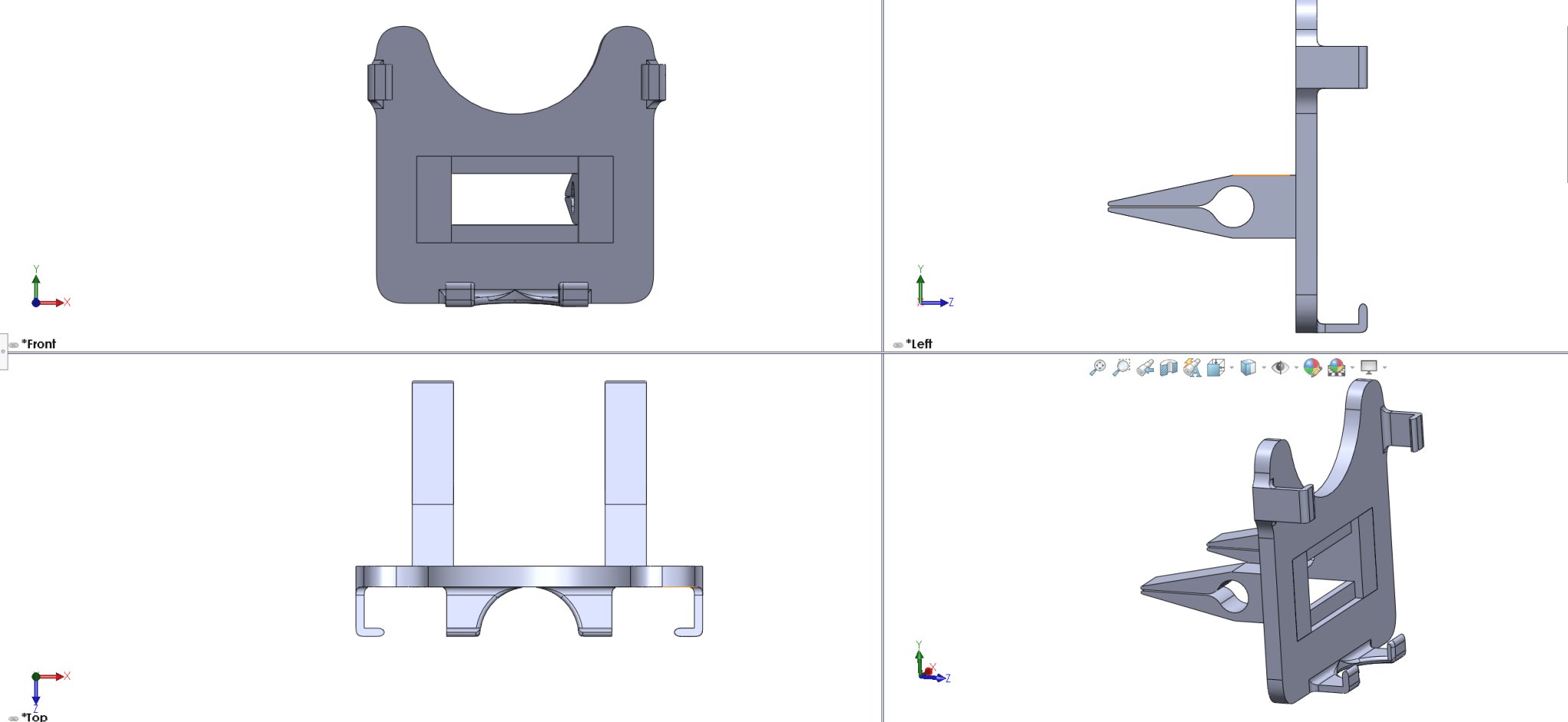 Giá đỡ điện thoại gắn trên lỗ thông gió ô tô