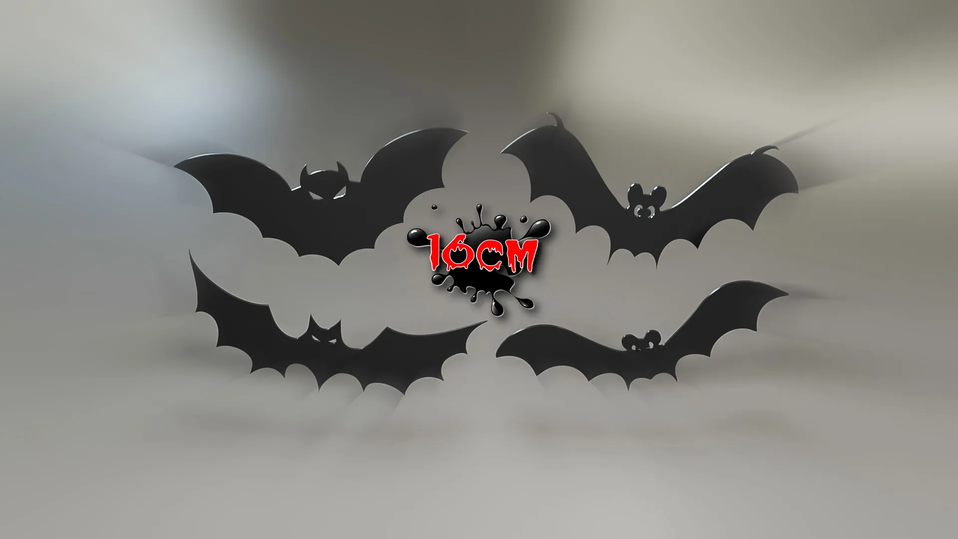 Mô hình dơi treo trang trí Halloween đáng sợ 16 cm