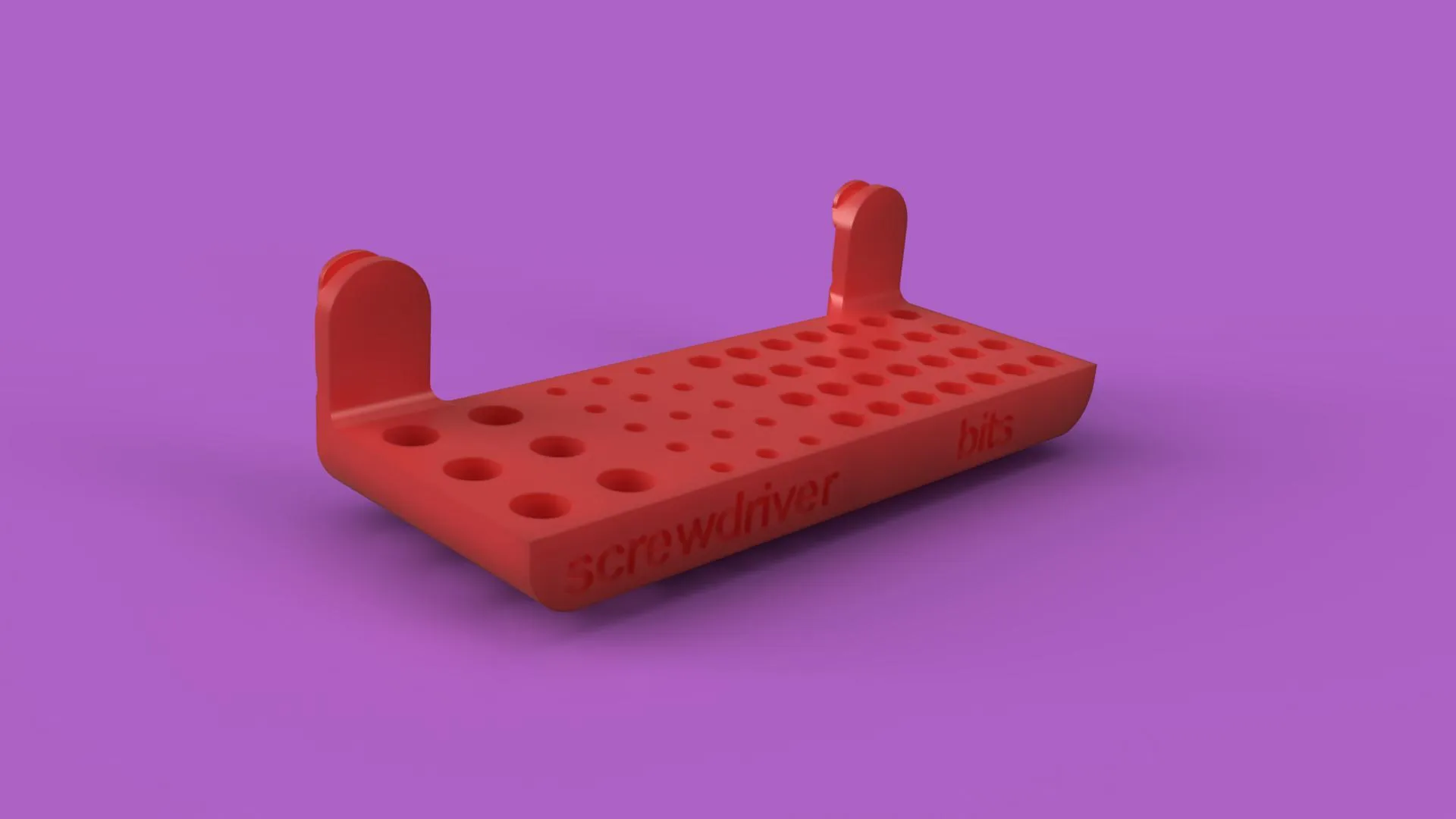 Giá đỡ tua vít và đầu bit cho thùng máy Qube 500