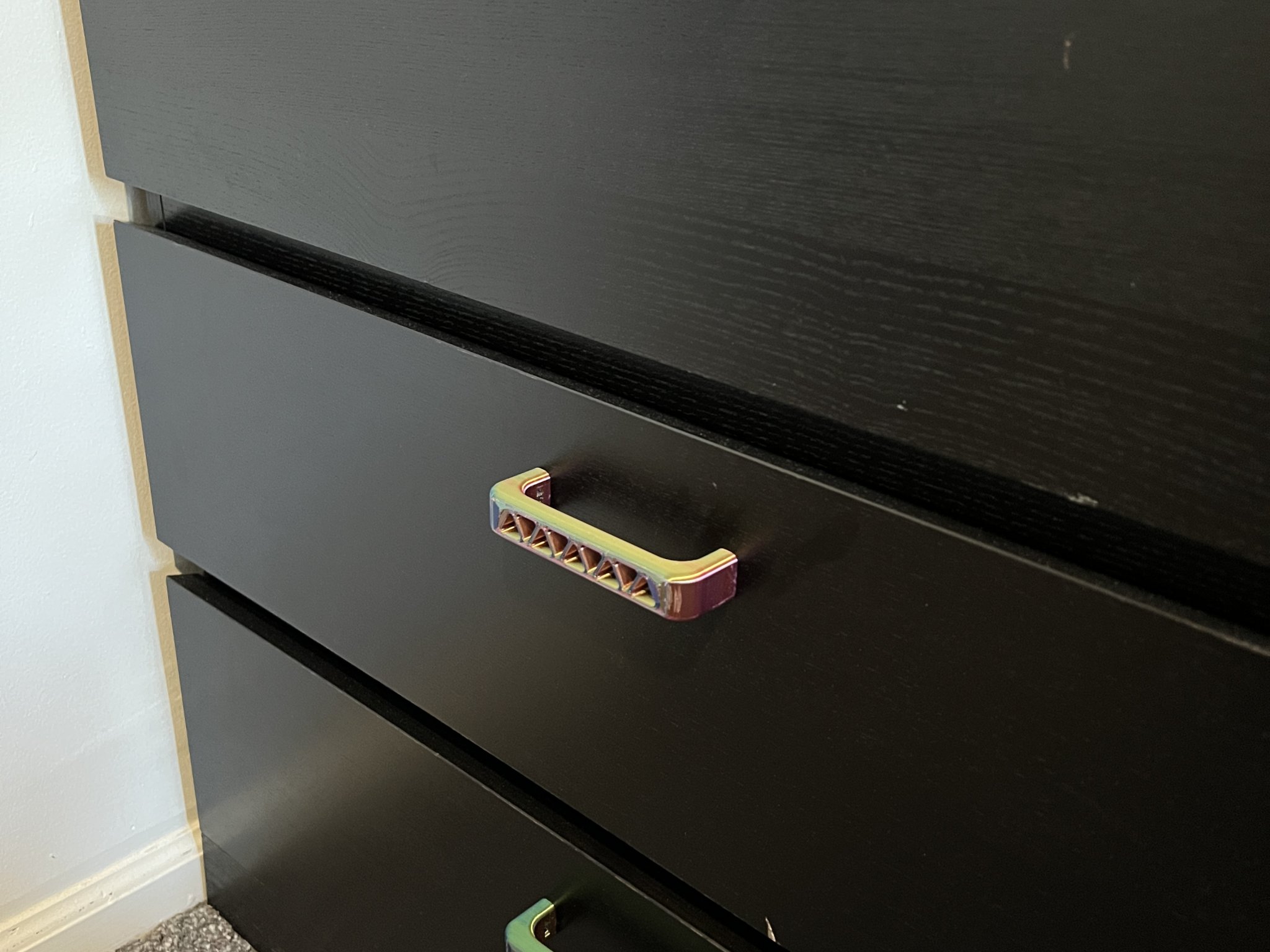 Tay nắm ngăn kéo với đai ốc giữ hoặc chèn nhiệt M4