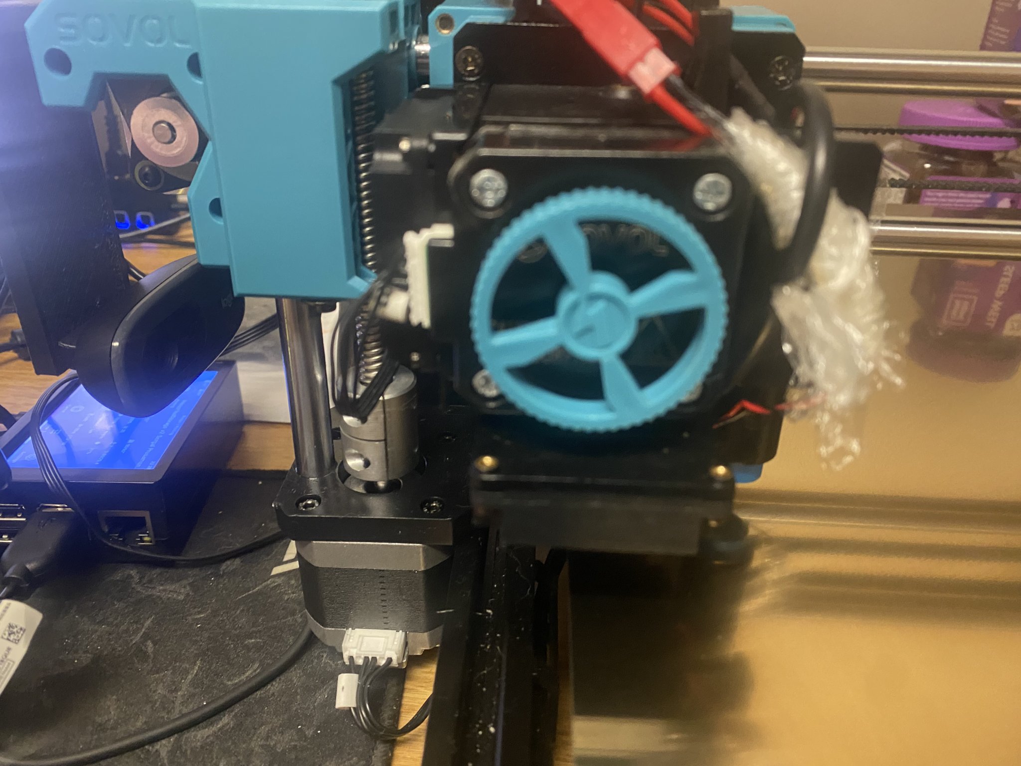 Giá đỡ camera trục X cho webcam Logitech C270 trên SV06/SV06plus