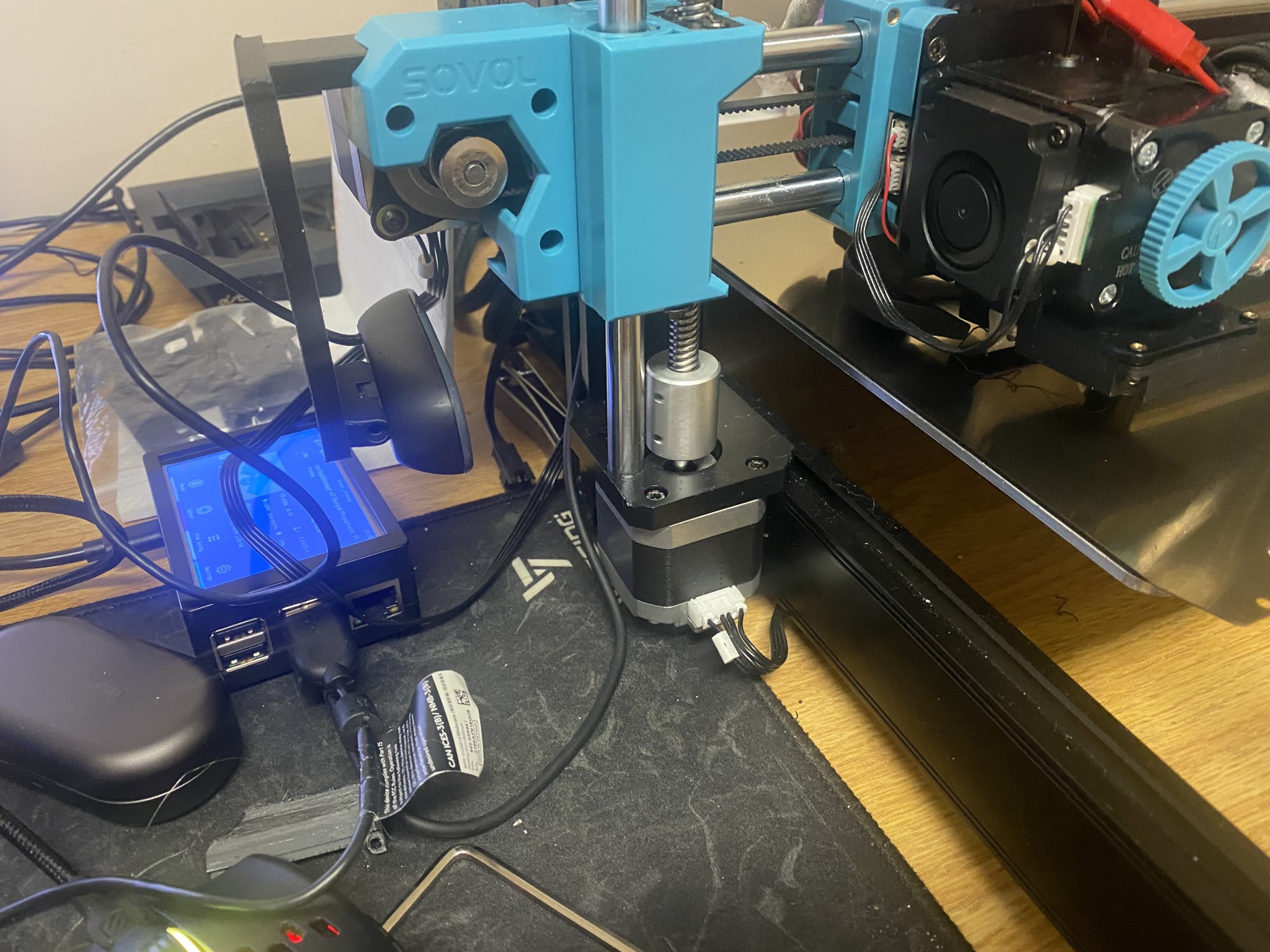 Giá đỡ camera trục X cho webcam Logitech C270 trên SV06/SV06plus