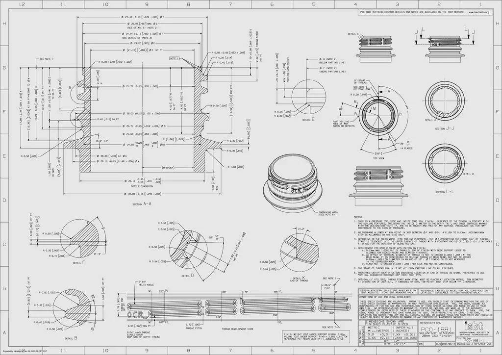 Đầu chai nước ngọt PCO-1881 chuẩn