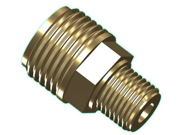 Bộ chuyển đổi NPT đực 1/2" sang NPT đực 1/4