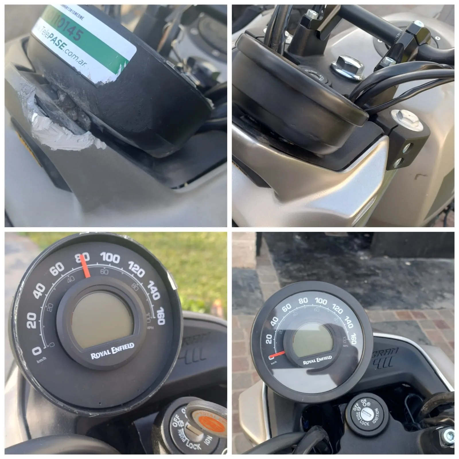 Nắp đồng hồ tốc độ Royal Enfield Scram 411 in 3D