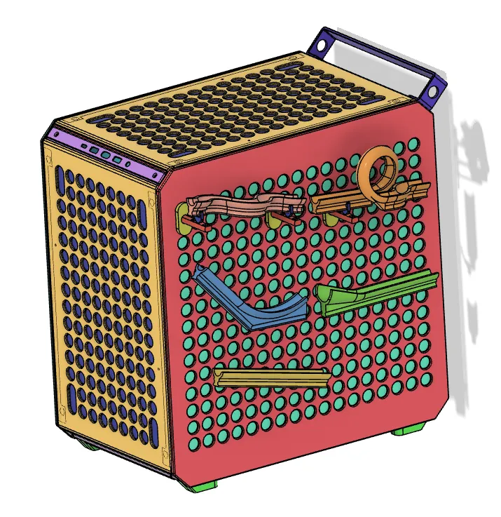 Bộ đường chạy bi Qube 500 với 5 đoạn lắp ráp linh hoạt