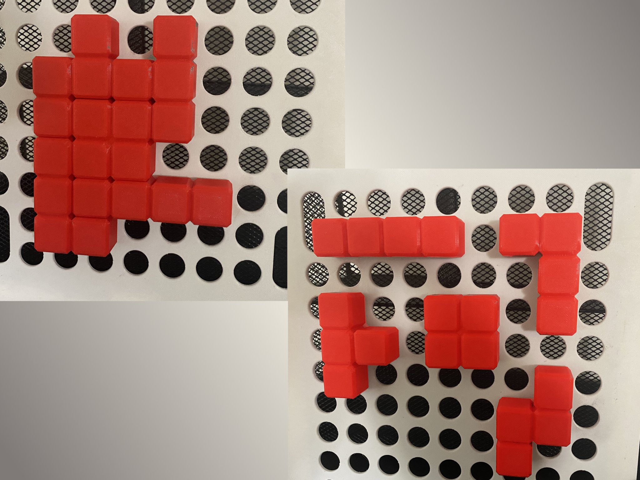 Khối Tetris cho thùng máy tính Qube 500