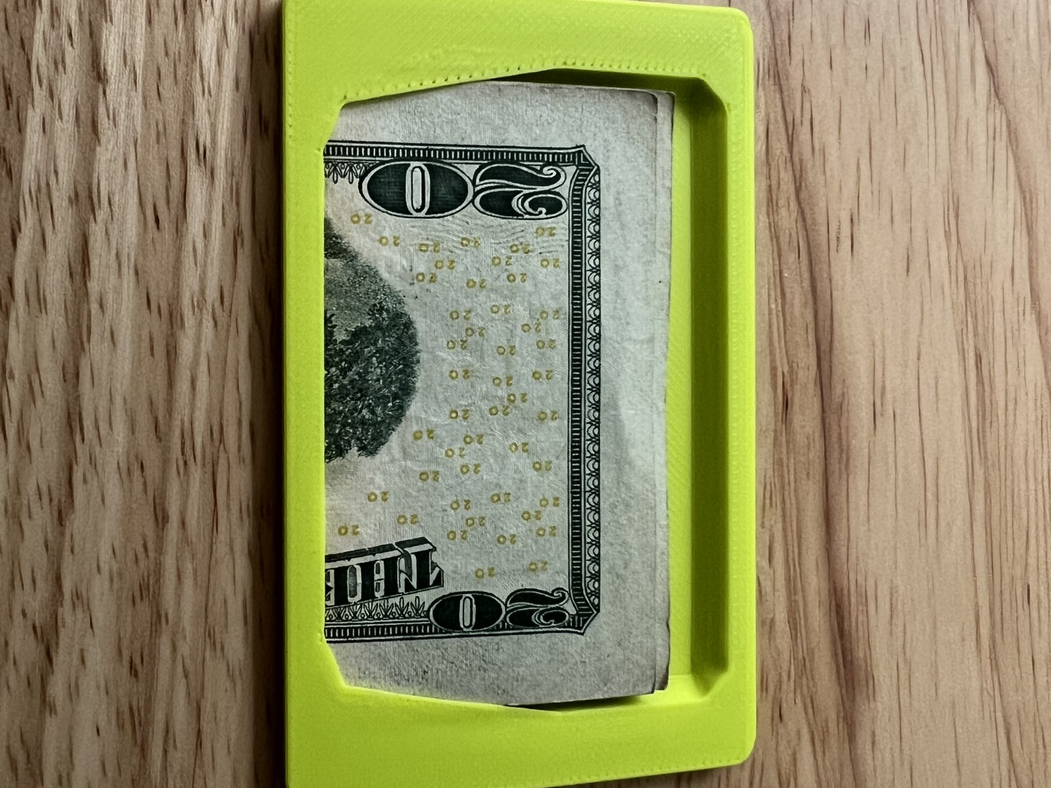 Ví đựng tiền tối giản với ngăn chứa hóa đơn