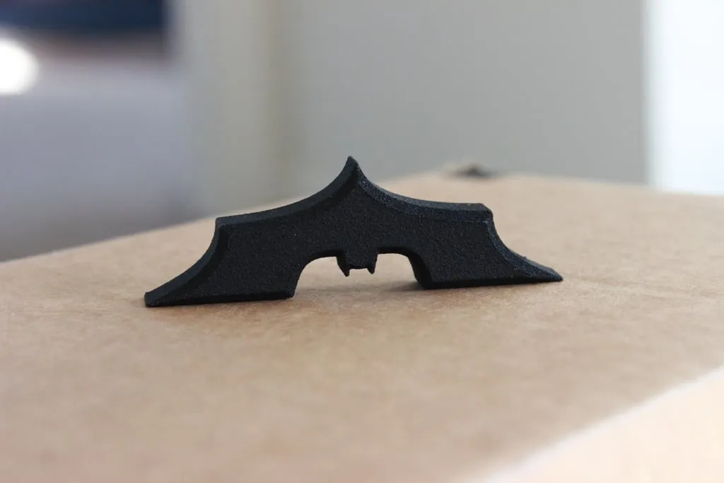 Móc khóa Batman không có mặt lật dễ in 3D