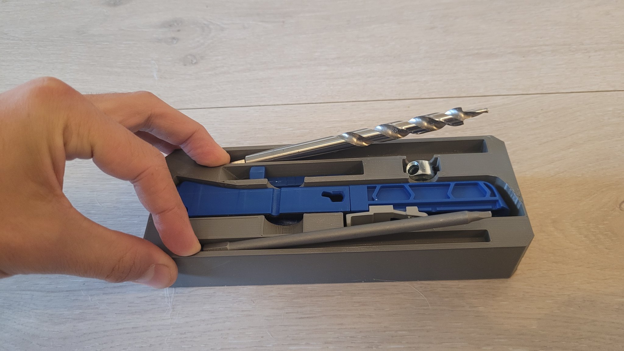 Hộp lưu trữ cho Kreg jig tiện lợi và dễ dàng