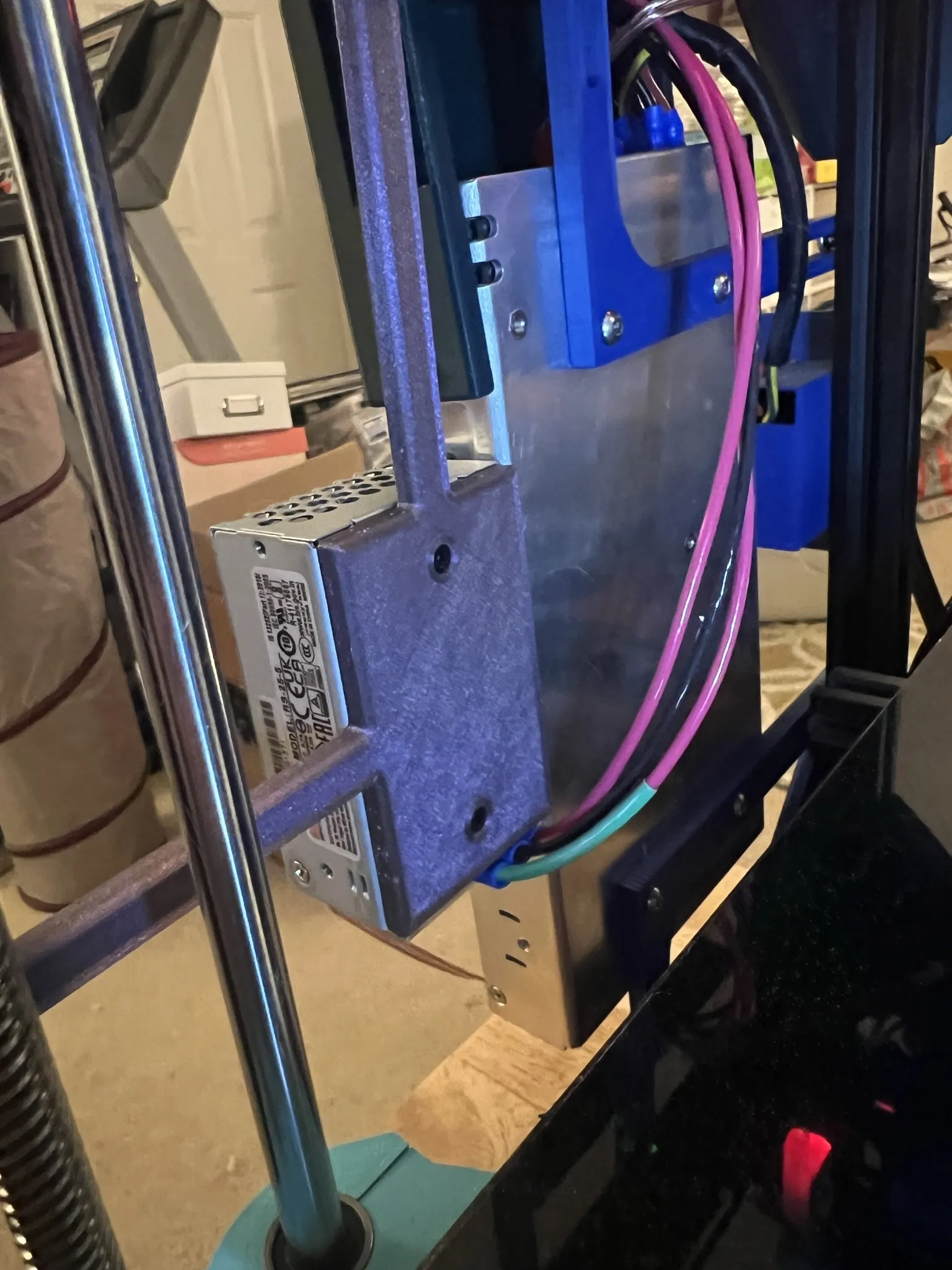 Giá đỡ nguồn Meanwell 5V cho máy in BugBu 210