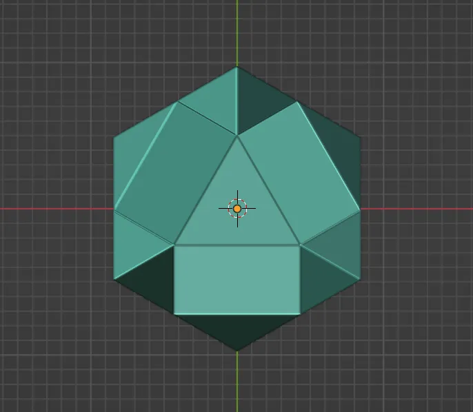 Khối hình tam giác được đùn 3D cho dự án học tập