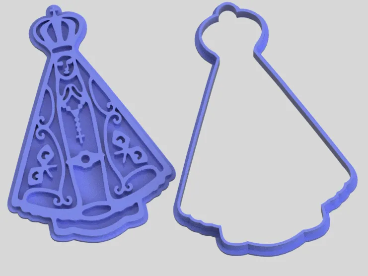 Cắt bánh quy Nossa Senhora Aparecida