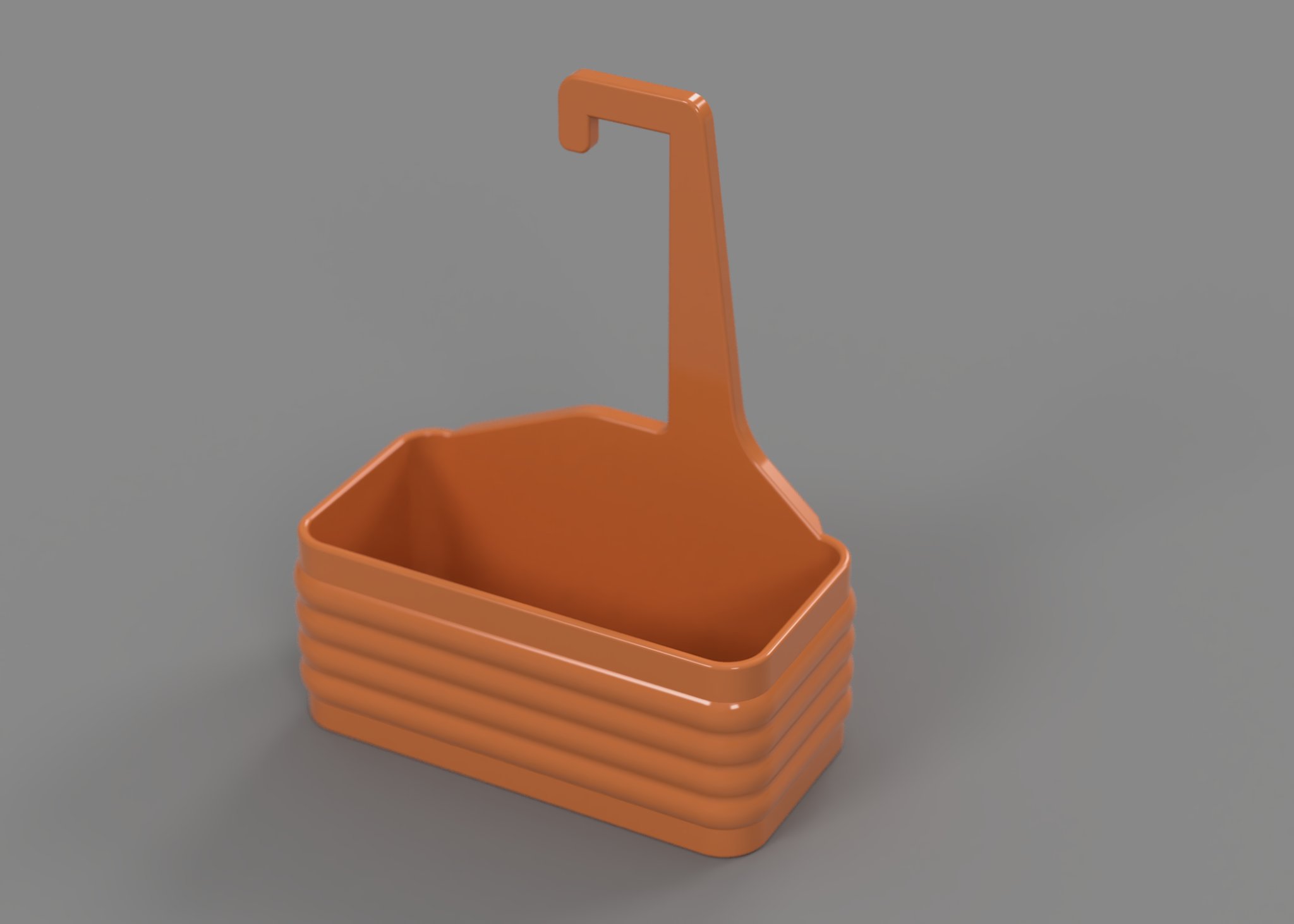 Giỏ đựng đồ dùng tắm treo dưới thanh vòi sen