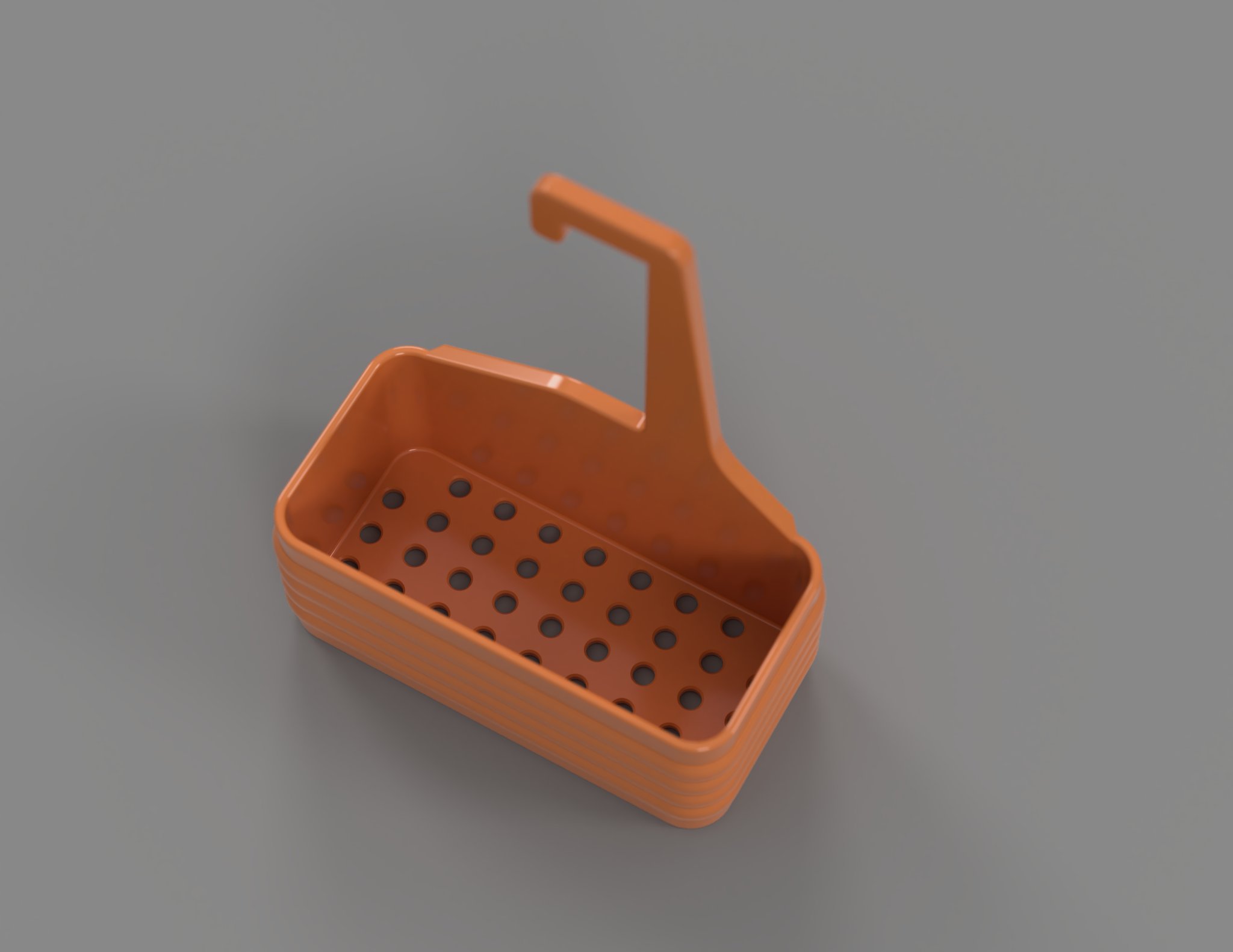 Giỏ đựng đồ dùng tắm treo dưới thanh vòi sen