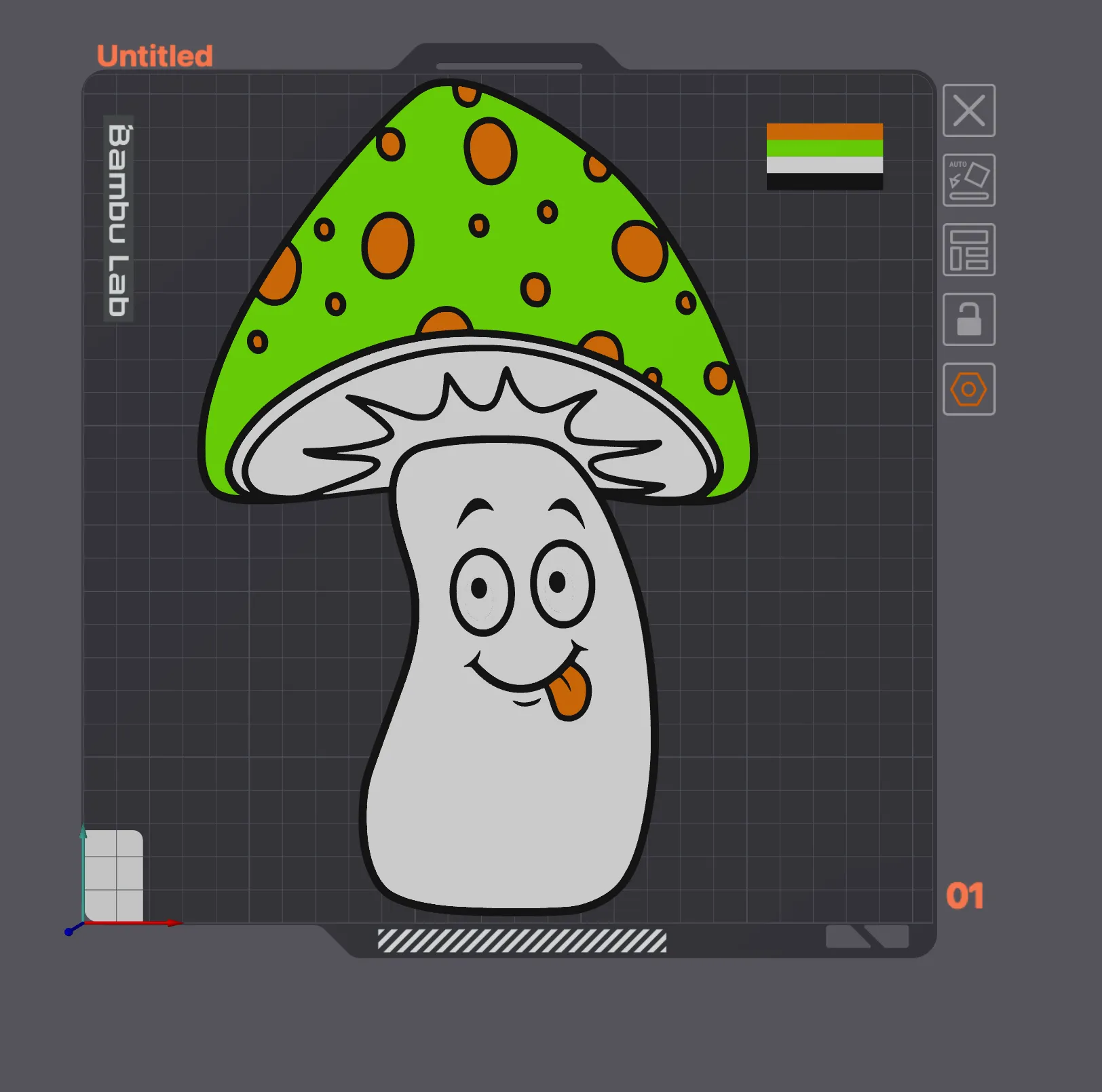 Nấm ngốc nghếch đáng yêu SillyShroom