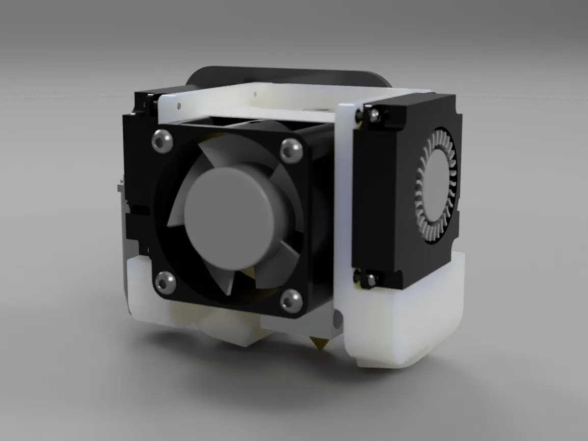 Bộ quạt và nắp đầu đốt mini Satsana Dual 4010 cho Ender 3 v2